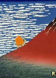 Snails on Mount Fuji